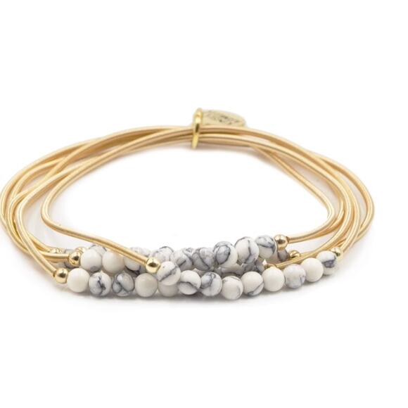 RETAIL $45 Kinsley Armelle Metallic Collection Pepper Bracelet*GORGEOUS*NEW - Picture 1 of 2